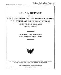 A - HSCA-Vol00-Final_Report